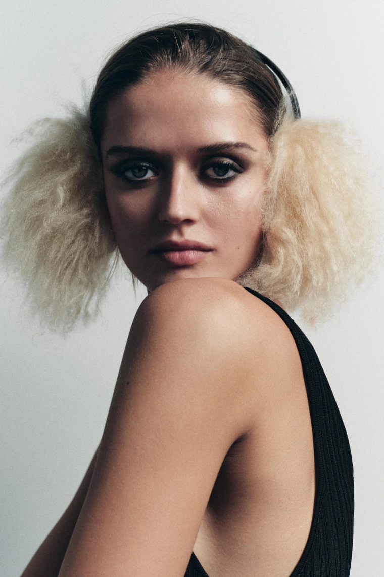 Повязка для ушей из 100% овечьей кожи