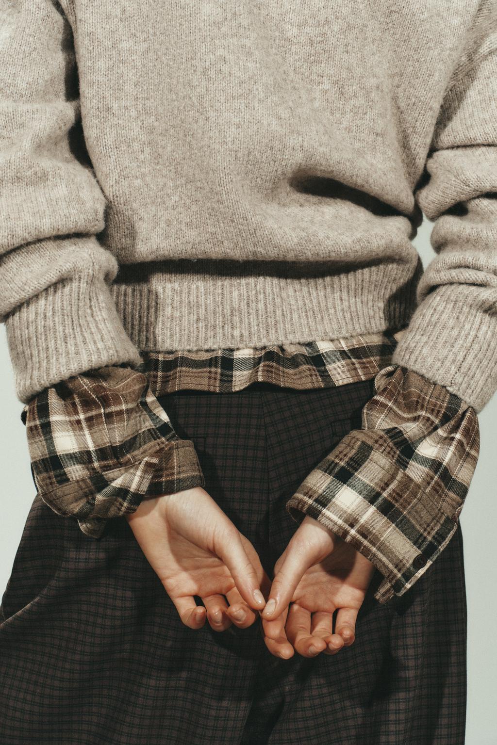 БРЮКИ В КЛЕТКУ С ЗАЩИПАМИ