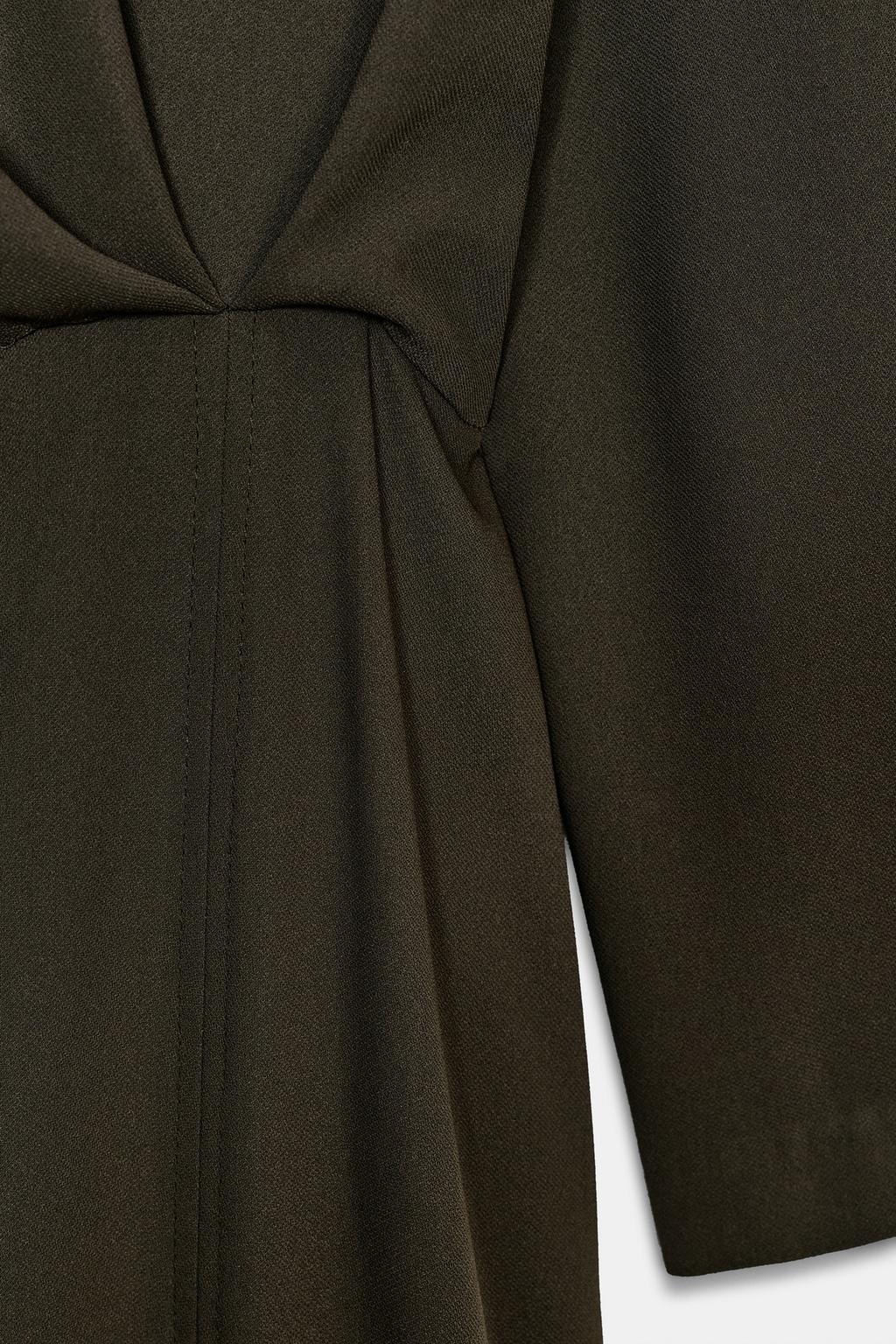 ПЛАТЬЕ МИДИ С ПЛИССИРОВКОЙ — ZW COLLECTION