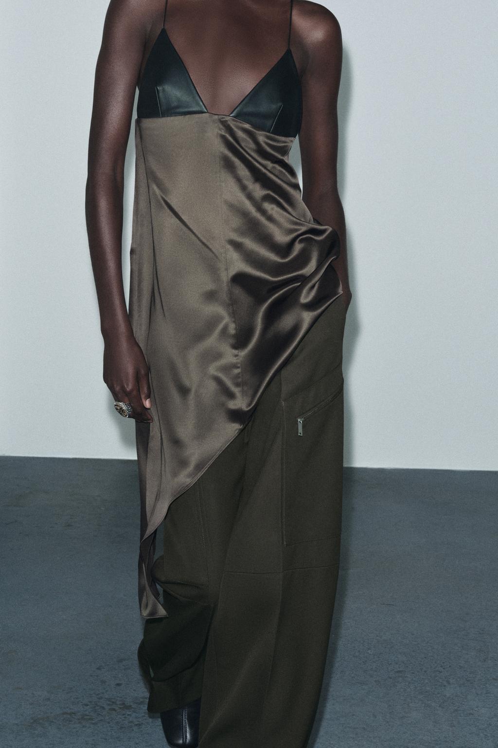 КОМБИНИРОВАННЫЙ АСИММЕТРИЧНЫЙ ТОП — ZW COLLECTION