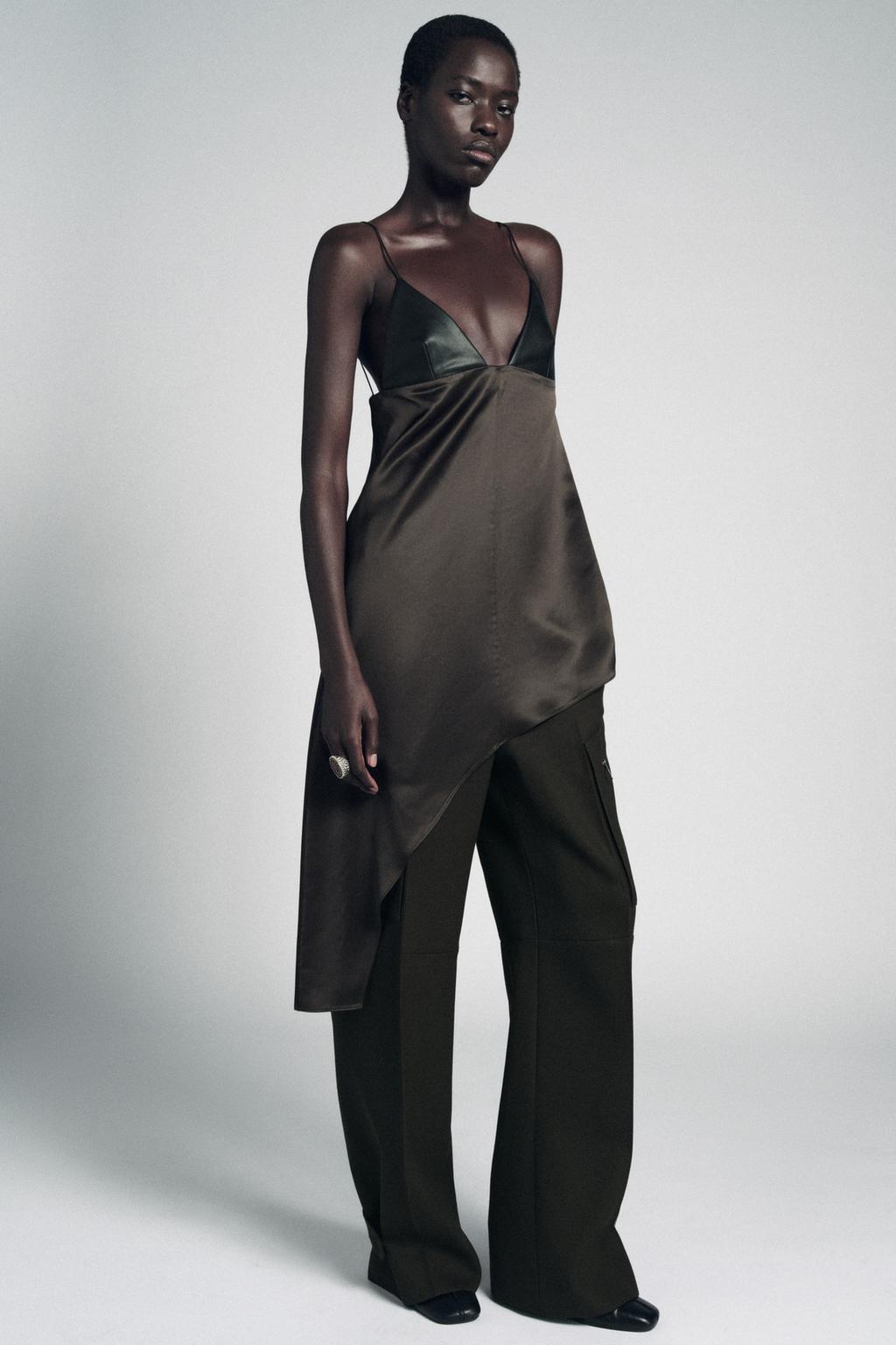 КОМБИНИРОВАННЫЙ АСИММЕТРИЧНЫЙ ТОП — ZW COLLECTION