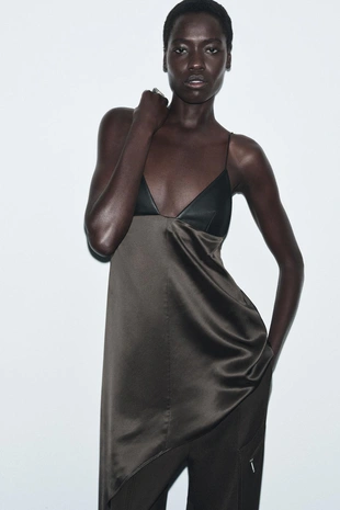 Комбинированный асимметричный топ — ZW COLLECTION- Заказать в России