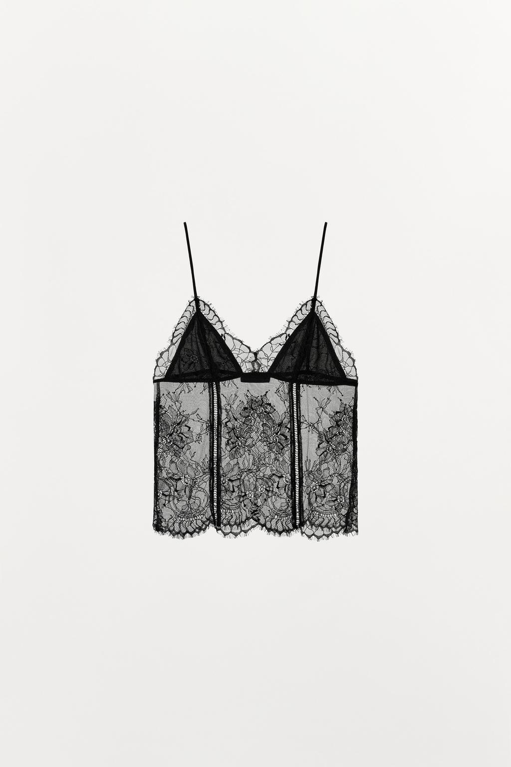 КРУЖЕВНОЙ ТОП НА БРЕТЕЛЯХ