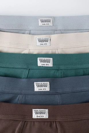 2-6 лет/набор из пяти трусов-боксеров с логотипом- Заказать в России