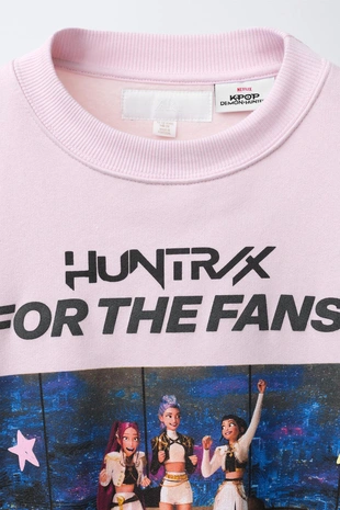 Толстовка с принтом KPOP DEMON HUNTERS™ NETFLIX ©- Заказать в России