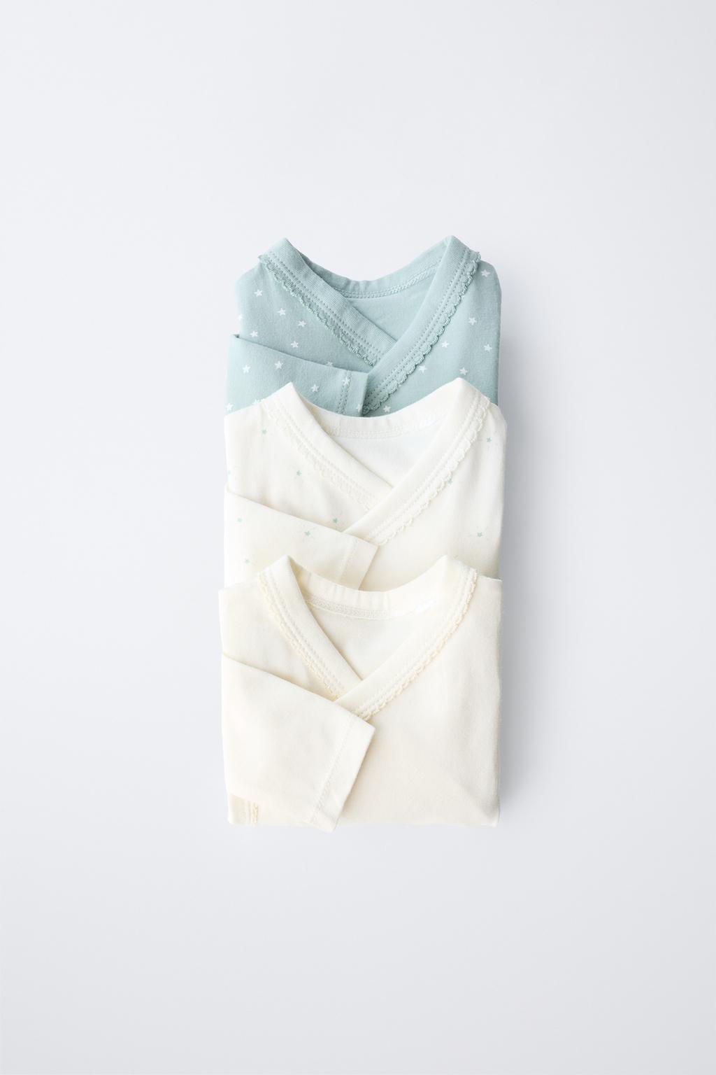 НАБОР ИЗ ТРЕХ БОДИ-КИМОНО СО ЗВЕЗДАМИ