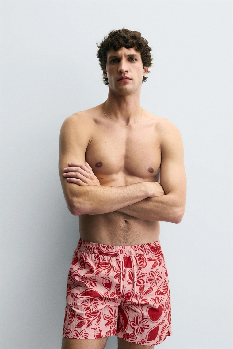 Плавки с фруктовым принтом ⅞