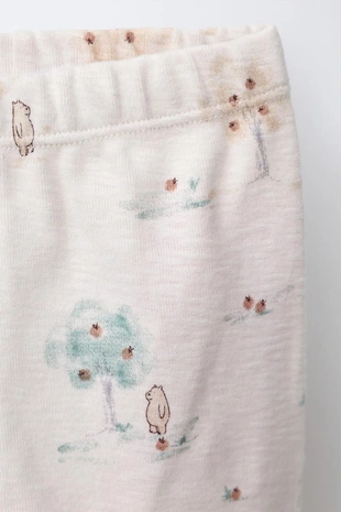 Легинсы с принтом «лес»- Заказать в России