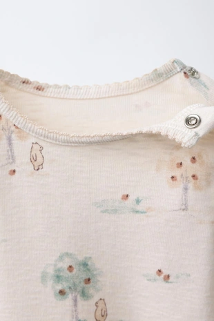 Боди с принтом «лес»- Заказать в России