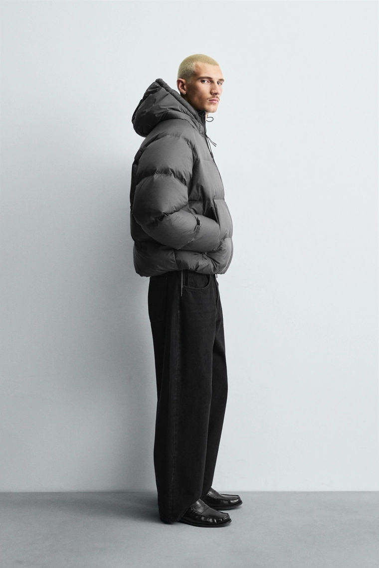 Пуховик с водоотталкивающей отделкой 60% пух - 40% перо