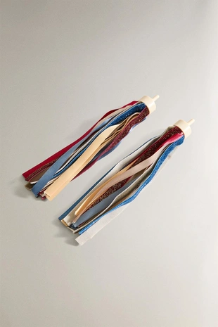 Детский велосипедный аксессуар с блестящими лентами- Заказать в России