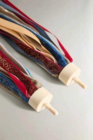 Детский велосипедный аксессуар с блестящими лентами- Заказать в России