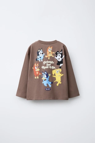 Футболка с рельефным принтом BLUEY © LUDO STUDIO- Заказать в России