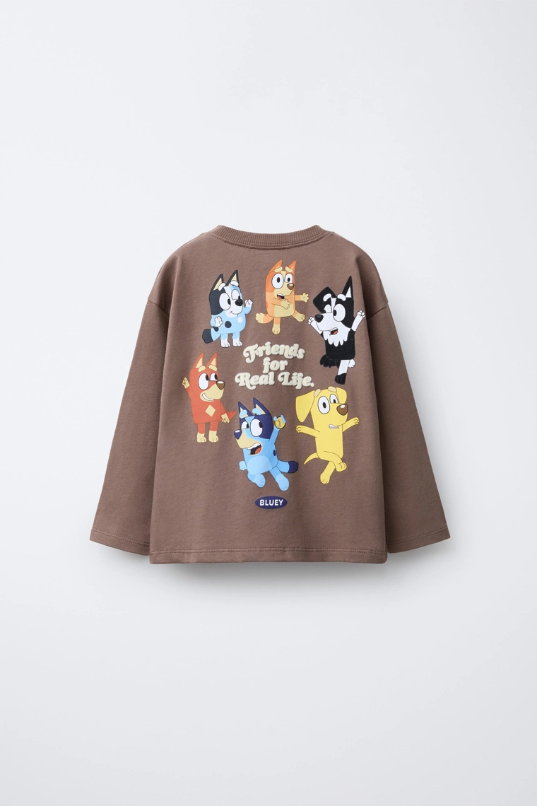 Футболка с принтом bluey © студии ludo с флоком