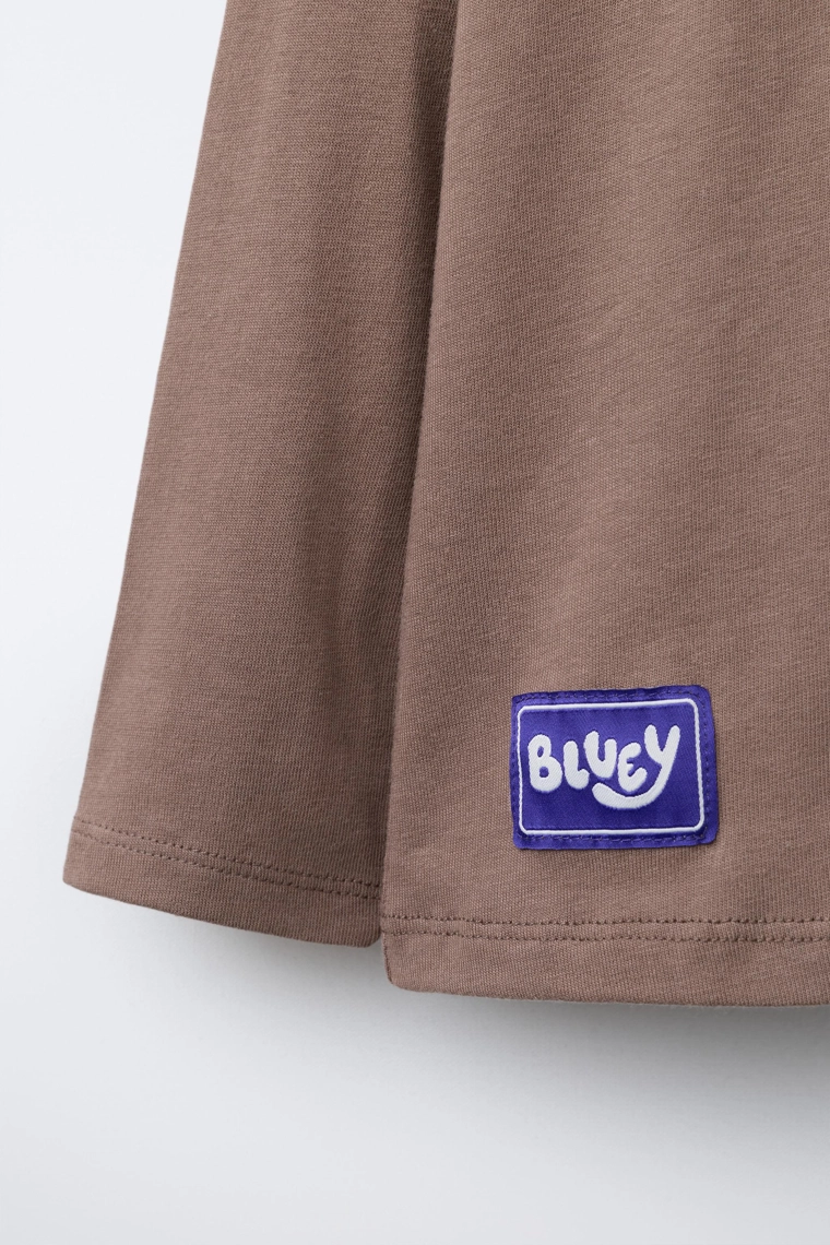 Футболка с принтом bluey © студии ludo с флоком