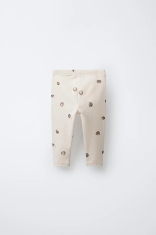 Тёплые легинсы «ежики»- Заказать в России