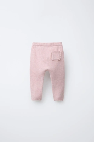 Легинсы трикотажные с карманом и оборочками- Заказать в России