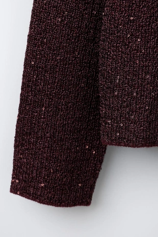 Свитер с пайетками- Заказать в России