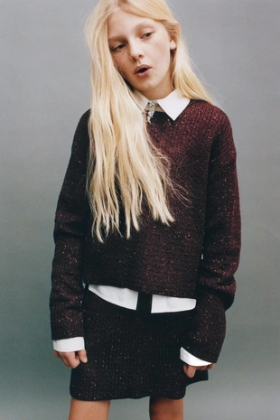 Свитер с пайетками- Заказать в России