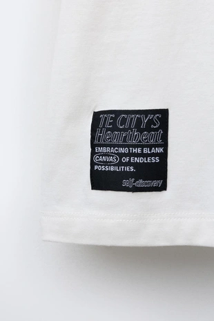 Футболка с текстовым принтом- Заказать в России