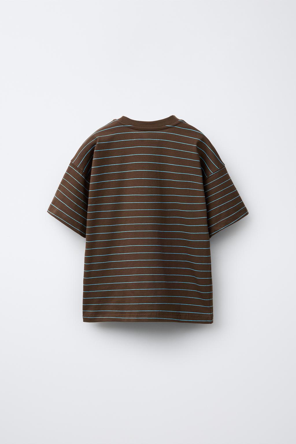 ФУТБОЛКА В ПОЛОСКУ С ЛОГОТИПОМ