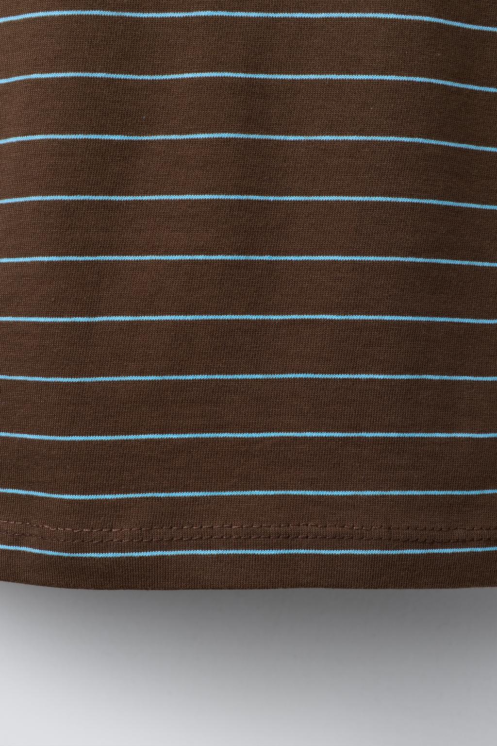 ФУТБОЛКА В ПОЛОСКУ С ЛОГОТИПОМ