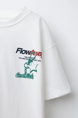 Футболка с принтом в виде брелка- Заказать в России