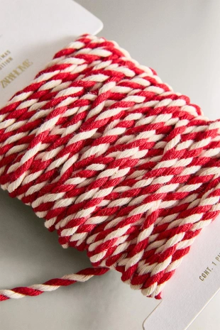 Двухцветный новогодний подарочный шнур- Заказать в России