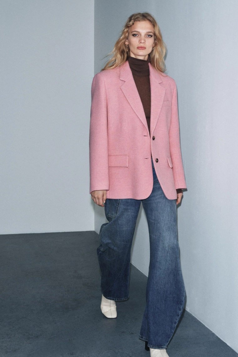 Джинсы с низкой посадкой zw collection в свободном стиле