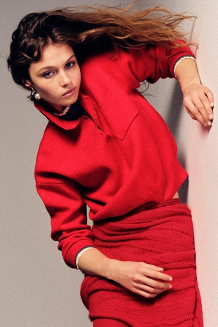 Купить Zara Поло из трикотажа с карманом