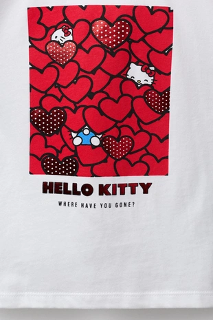 Футболка с сердцами HELLO KITTY ©- Заказать в России