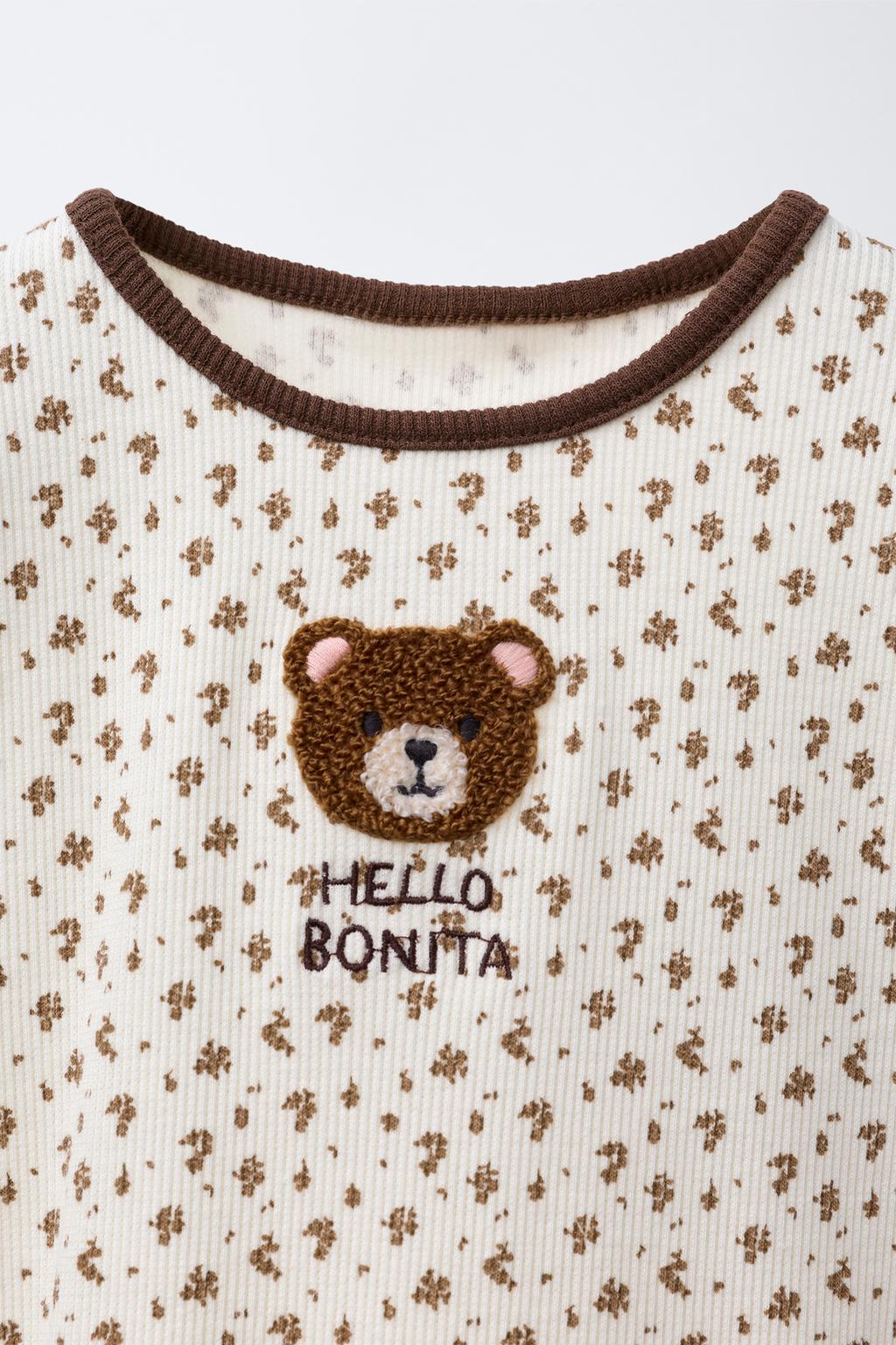 Рубашка с узором цветов и животным патчем