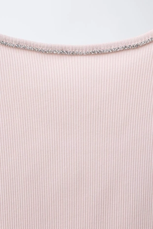 Топ в рубчик со стразами- Заказать в России