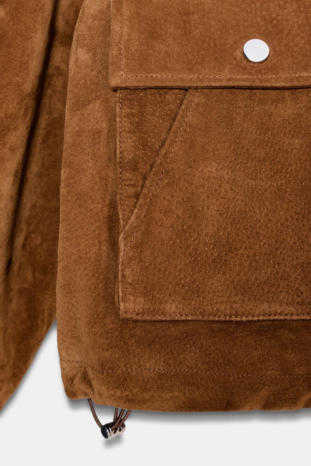 КУРТКА-БОМБЕР ИЗ 100% КОЖИ