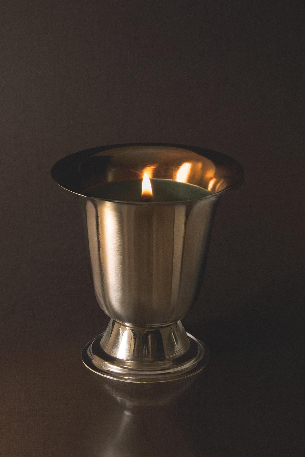 (160 г) ароматическая свеча basilicum в металлической чаше