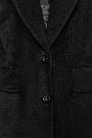 Удлиненное пальто из смесовой шерсти- Заказать в России