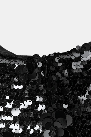 Платье миди с пайетками в виде цветов- Заказать в России