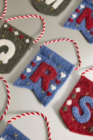 Украшение рождество флаг (L-V)- Заказать в России