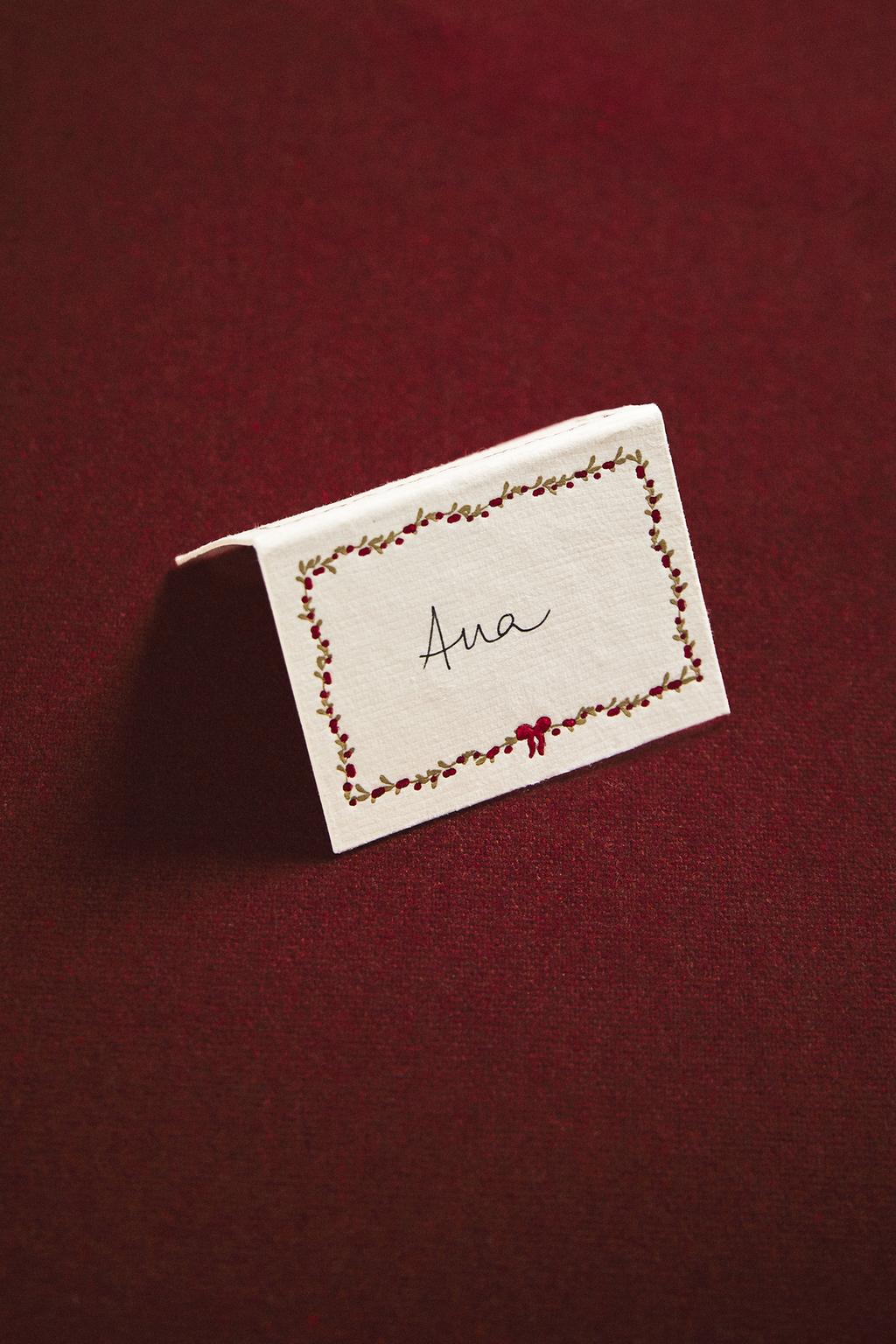 Набор рождественских карточек-держателей (набор из 10)