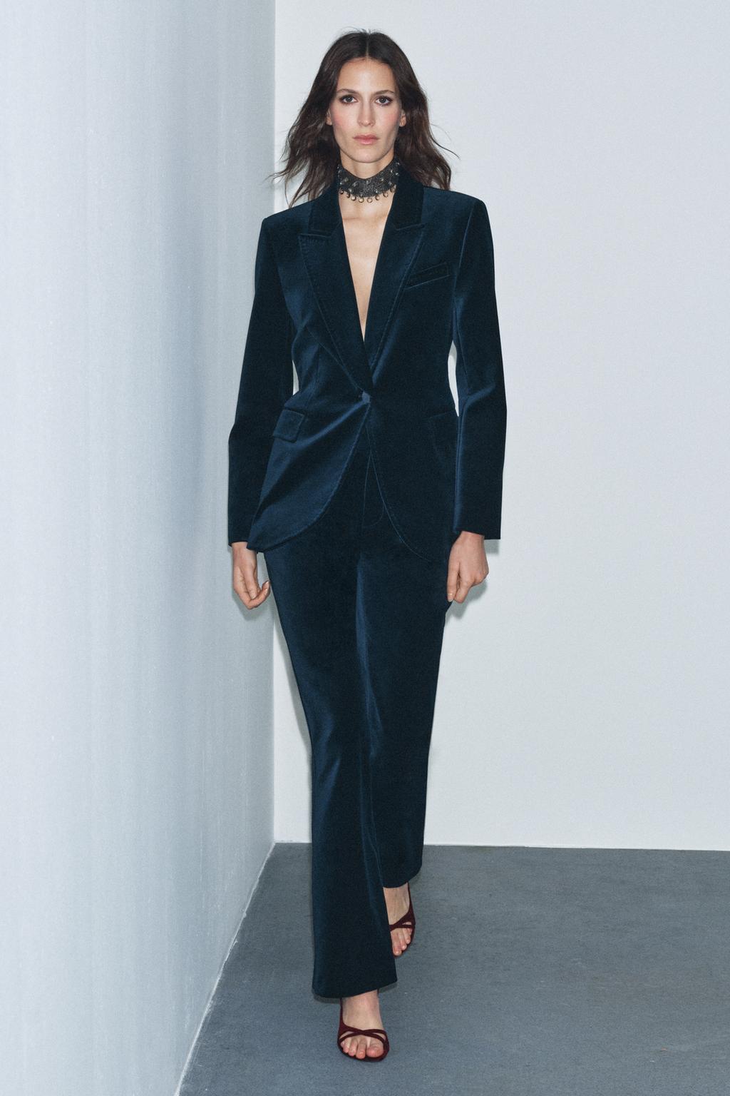 БАРХАТНЫЙ БЛЕЙЗЕР — ZW COLLECTION