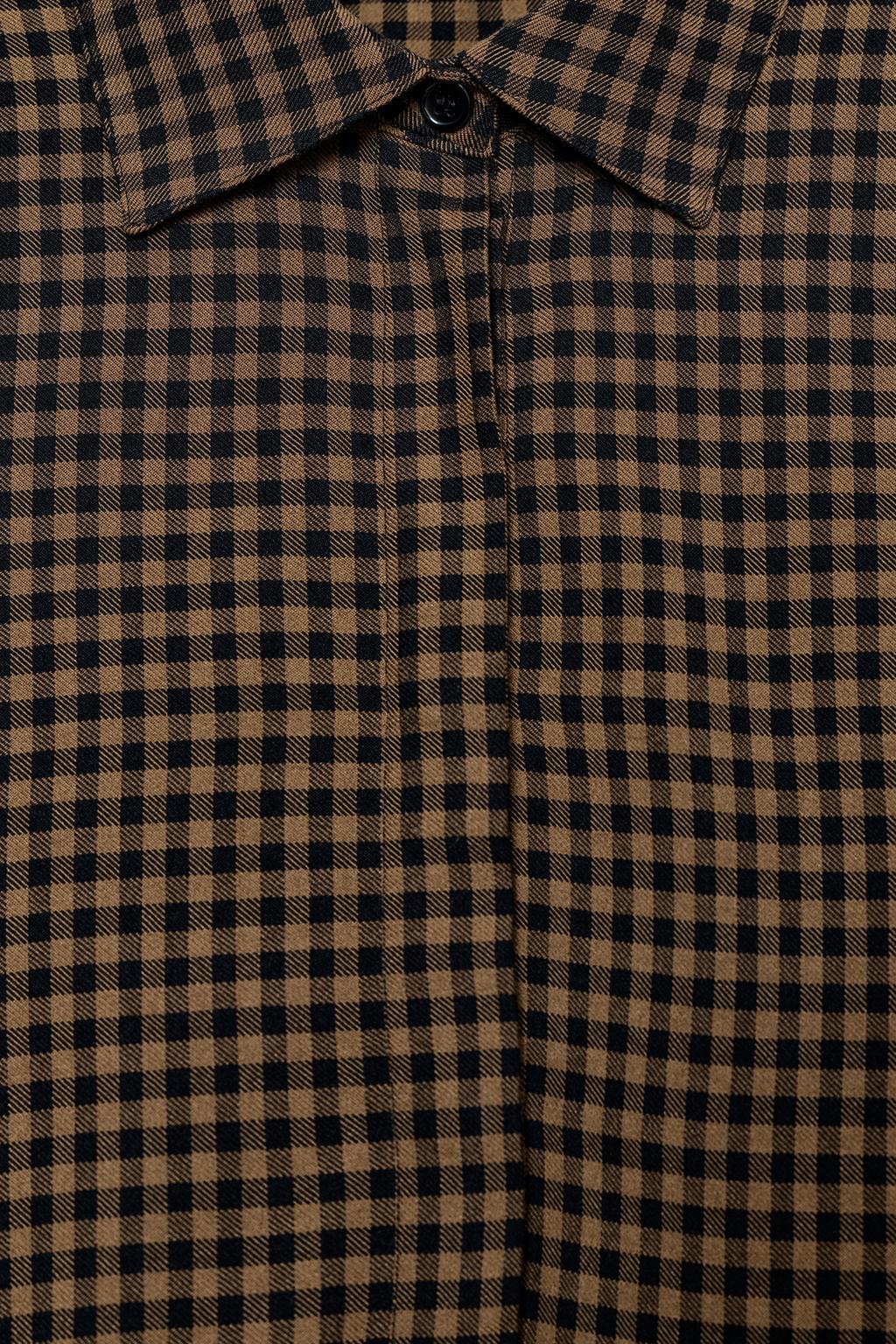 БЛУЗА В КЛЕТКУ ВИШИ — ZW COLLECTION