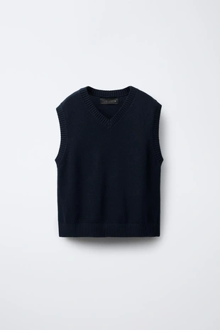 Трикотажный жилет- Заказать в России