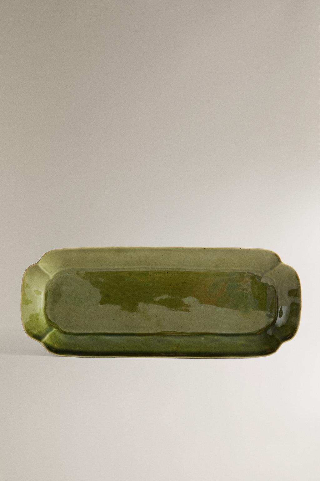 Керамический поднос