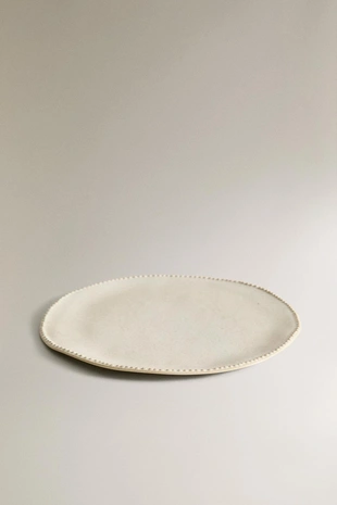 Керамический десертный тарелка с объемным дизайном- Заказать в России