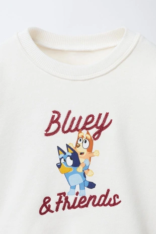 Толстовка с вышивкой BLUEY © LUDO STUDIO- Заказать в России