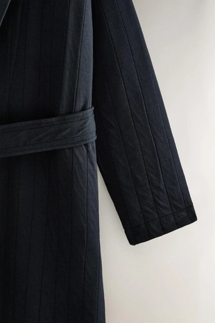 Длинный стеганный халат- Заказать в России