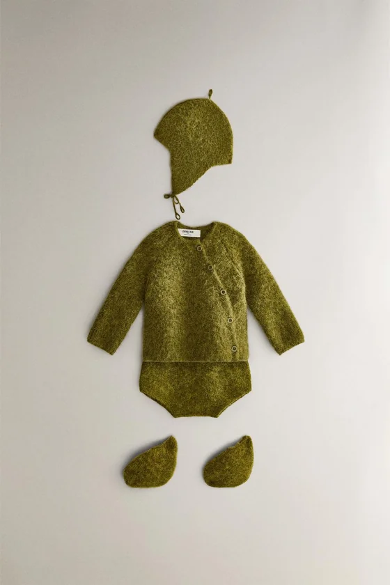 Детская шапка из альпаки