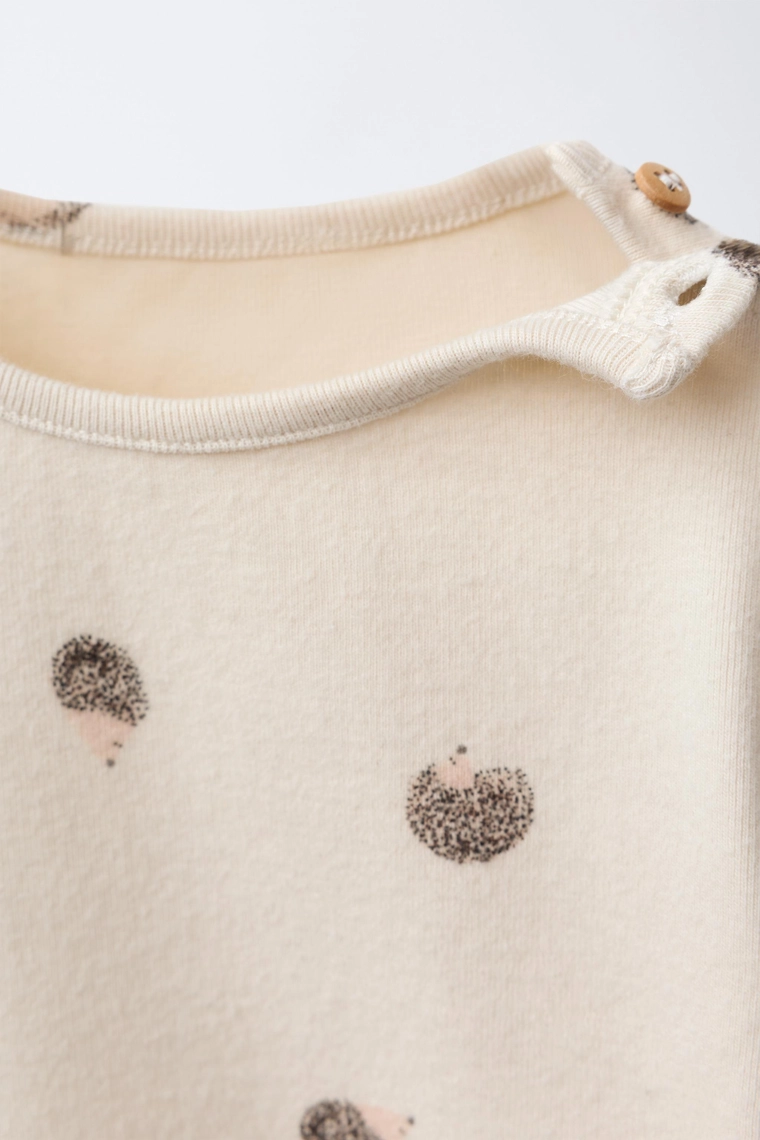 Тёплый комбинезон в виде ежика