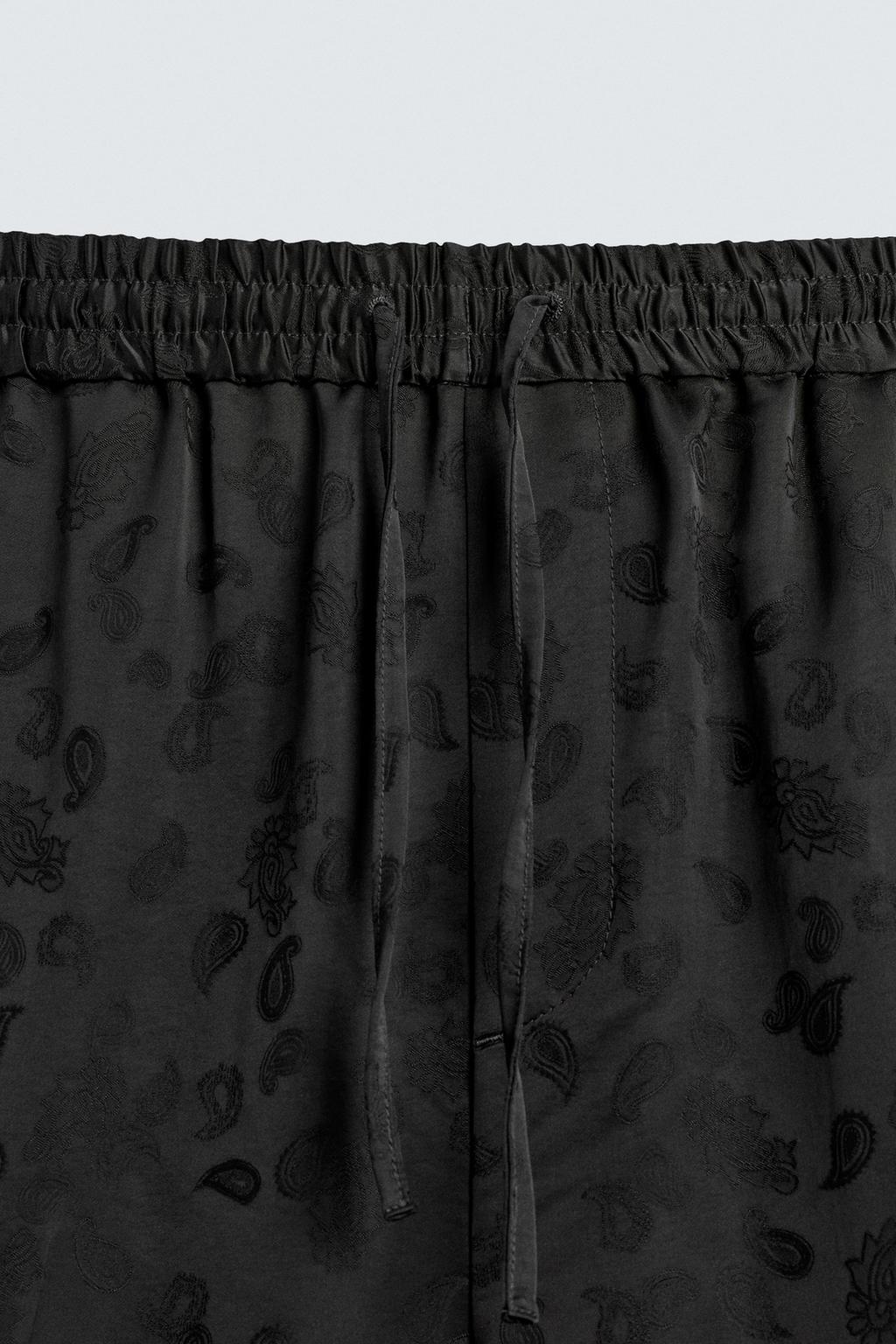 ЖАККАРДОВЫЕ БРЮКИ СВОБОДНОГО КРОЯ В УЗОР «ПЕЙСЛИ» — LIMITED EDITION