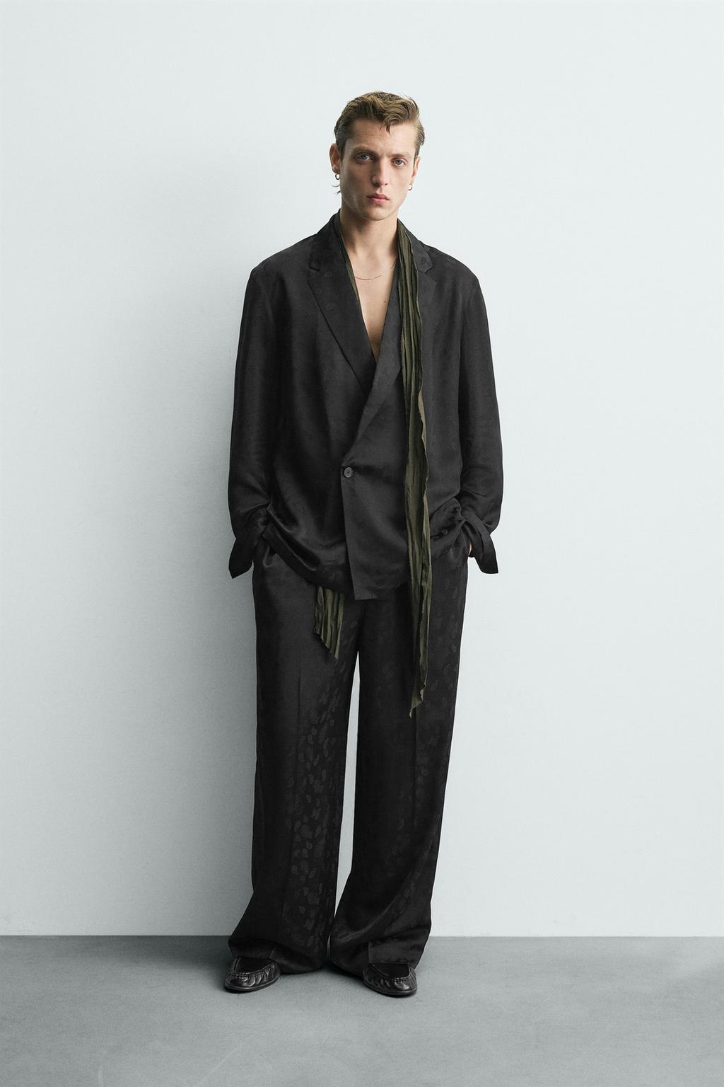 ЖАККАРДОВЫЕ БРЮКИ СВОБОДНОГО КРОЯ В УЗОР «ПЕЙСЛИ» — LIMITED EDITION